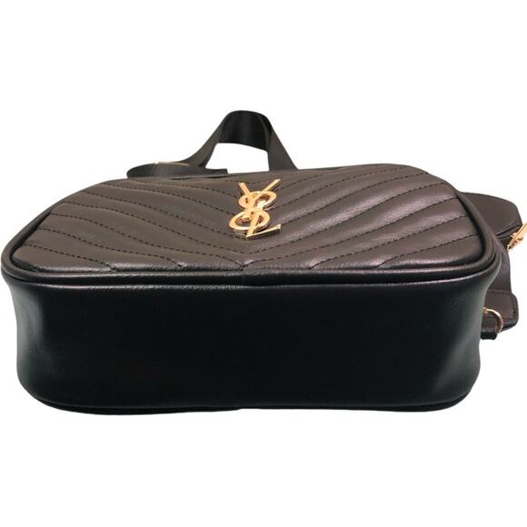 Designer Inspired Black Quilted Crossbody Shoulder Bag - Picture 14 of 15